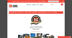 Desktop Screenshot of hamarlaser.com