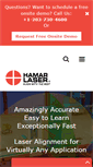 Mobile Screenshot of hamarlaser.com